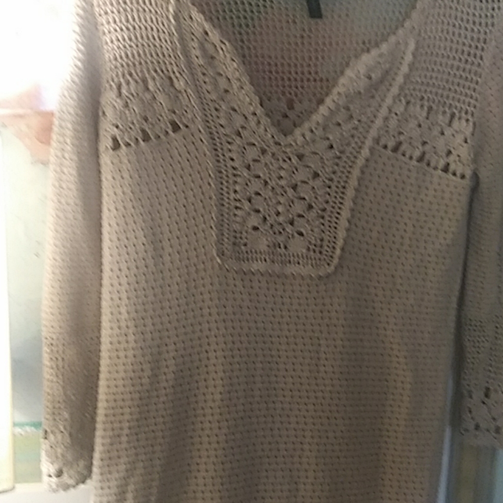 BCBG Crochet knit dress